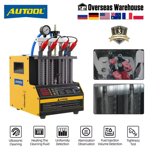 Tester Ignetori macchine con vasca ultrasuoni integrata